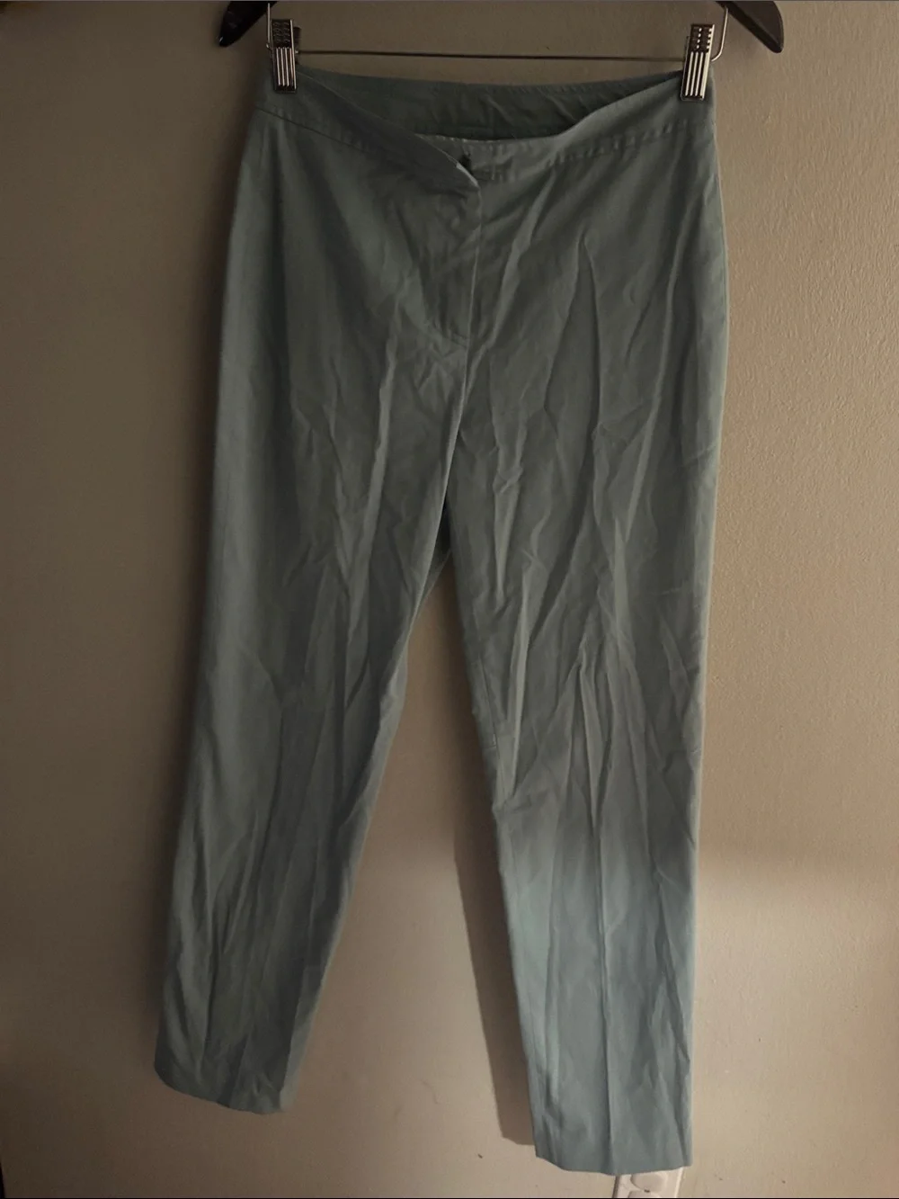 Straight-Leg Women’s Pants in Sage Green
